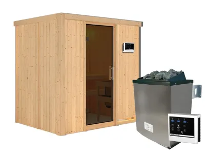 Sauna Systemsauna Bodin, inkl. 9 kW Ofen mit externer Steuerung Produktbild #5