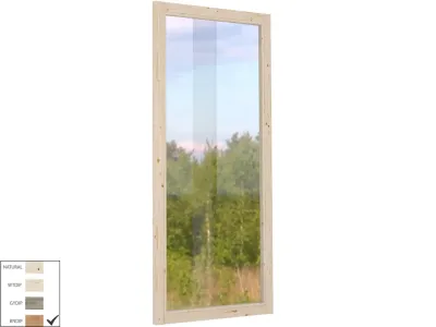 Wandelement für den Pavillon Lucy 12,2 m² braun tauchimprägniert Produktbild #1