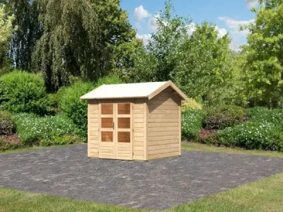 Gartenhaus Theres 3 28 mm naturbelassen Produktbild #1
