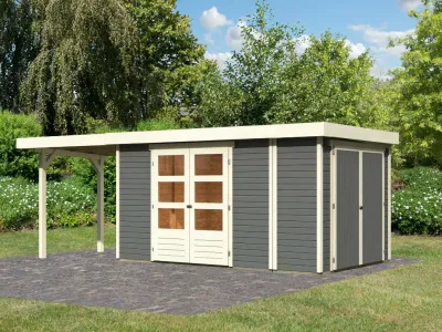 Gartenhaus Retola 6 Set terragrau Produktbild #1