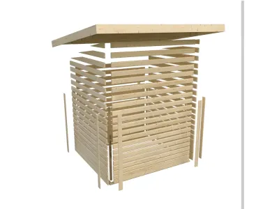 Gartenhaus Neuruppin 2 28 mm terragrau Produktbild #7