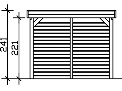Carport SPARSET Friesland inkl. Abstellraum Produktbild #5