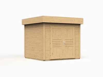 Gartenhaus Livo 2 28 mm naturbelassen Produktbild #4
