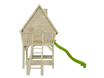 Stelzenhaus Clubhouse KDI inkl. Rutsche grün Produktbild #4