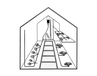 Gewächshaus Zubehör Hydromat-Set, automatische Bewässerungsanlage Produktbild #2