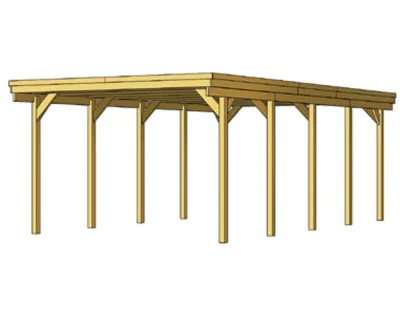 Einzelcarport Friesland Produktbild #7