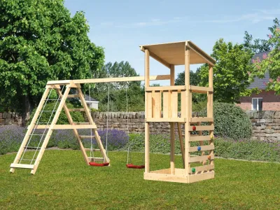 Spielturm Anna naturbelassen mit Varianten Produktbild #1