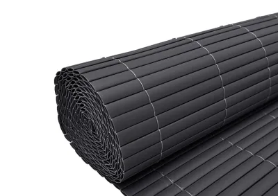 PVC-Sichtschutzzaun - Sichtschutzmatte anthrazit Produktbild #1