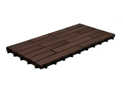 Terrassenfliese Akazie DUNKEL-geölt Produktbild #1