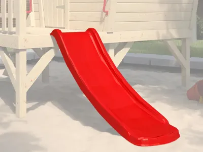 Rutsche für Tabaluga Abenteuerhaus Lotti 120 cm rot Produktbild #1