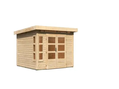 Gartenhaus Kastorf 6 28 mm naturbelassen Produktbild #5