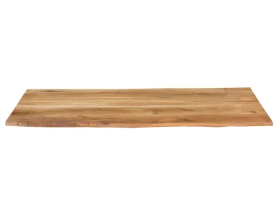 Tischplatte mit Waldkante aus Eiche Produktbild #4