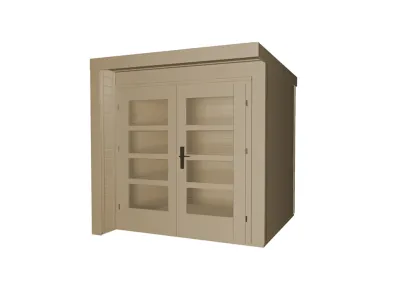 Gartenhaus Designhaus 262 A 21 mm naturbelassen Produktbild #2