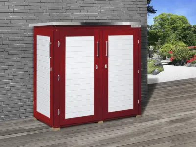 Geräteschrank Garten [Q] Teras schwedenrot Produktbild #1