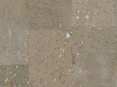 Kork Wandfliese DECODALLE Element rustic greige mit PARAWAX-Oberfläche Produktbild #3