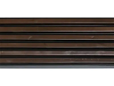 AluHolz Hybrid Außenpaneele Thermokiefer dunkelbraun lackiert Produktbild #7