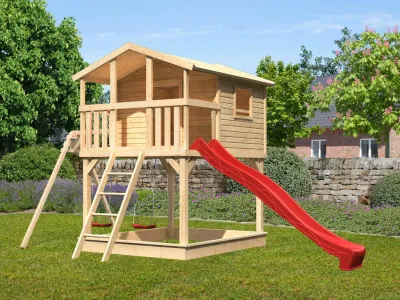 Stelzenhaus Benjamin SET naturbelassen Produktbild #1