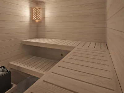 Sauna Nauttia 1 Massivholz, ohne Ofen Produktbild #4