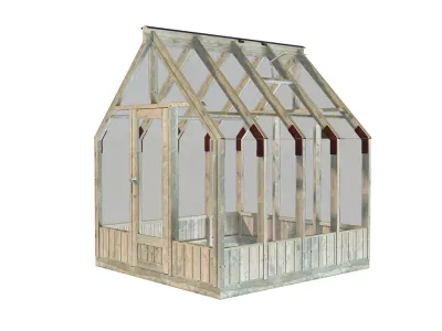 Pavillon Gartenlaube Emilia 5,4 m² 18 mm kesseldruckimprägniert Produktbild #4