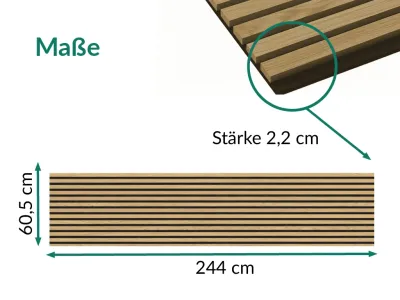 Akustikpaneele Wandverkleidung Oiled Oak Produktbild #4