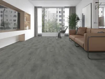 Vinylboden Premium Klickvinyl Beton grau XL Fliese Produktbild #3