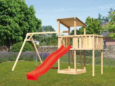 Spielturm Anna naturbelassen mit Varianten Produktbild #1