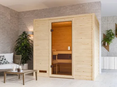 Karibu Massivholzsauna Sophie 3 Produktbild #1