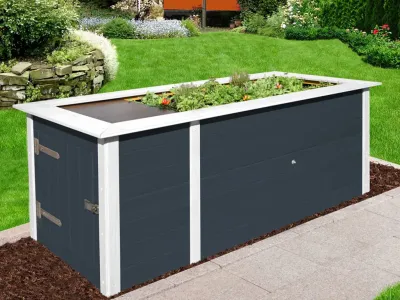 Profi-Hochbeet 669 21 mm anthrazit Produktbild #1