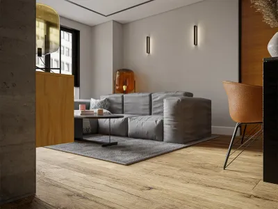 Parkett Basics III Eiche Hannover Country Gebürstet Produktbild #3