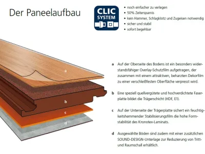 Laminat Makro Eiche Hell D4752 Mammut plus Landhausdiele Produktbild #9