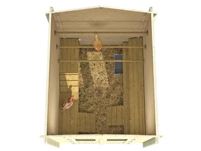Gartenhaus BBH "Mini 2 D" 28 mm Satteldach Produktbild #4