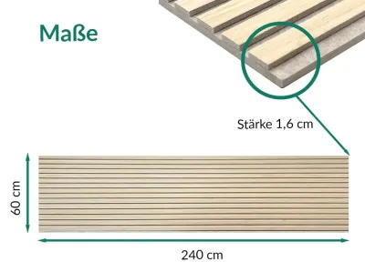 Akustikpaneele AURA Balance Light Oak Produktbild #7