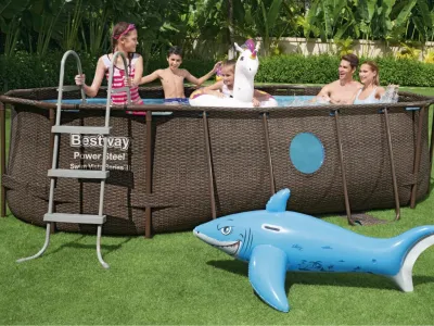 Frame Pool "Power Steel" SET, 427 x 250 x 100 cm Produktbild #2