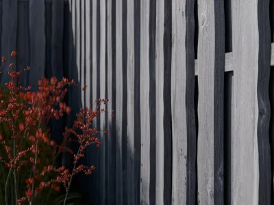 Sichtschutzzaun Natura Kiefer grau kesseldruckimprägniert Produktbild #3