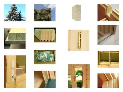 Ferienhaus Blockbohlenhaus Emily 39,2 m² 70 mm naturbelassen Produktbild #5