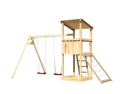 Spielturm Anna naturbelassen mit Varianten Produktbild #5