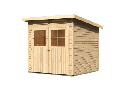 Gartenhaus Glücksburg 3 ECO 19 mm naturbelassen Produktbild #7