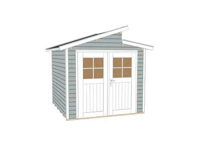 Gartenhaus 226 Gr. 1 21 mm grau Produktbild #3