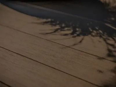 Terrassendiele BPC Mahagoni Tiefe Holzstruktur Produktbild #2