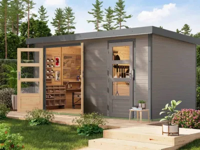 Gartenhaus Merkur 19 mm Produktbild #1
