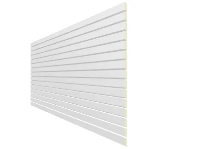 Sichtschutzzaun SYSTEM RHOMBUS Vorgartenzaun weiß Produktbild #2