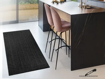 Outdoor-Teppich - Küchenläufer Grillmatte Bodenschutz Classic Noir Produktbild #12