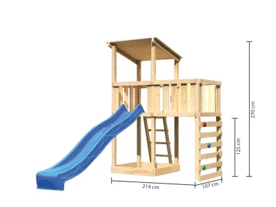 Spielturm Anna naturbelassen mit Varianten Produktbild #6