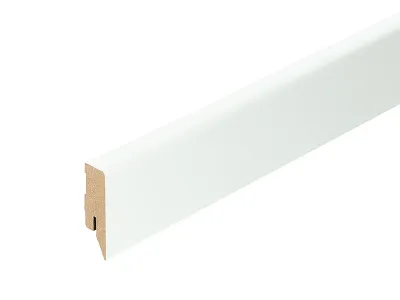 Sockelleiste Vierkant Weiß lackiert (MDF-Kern) Produktbild #1
