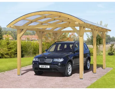 Einzelcarport Franken naturbelassen Produktbild #1