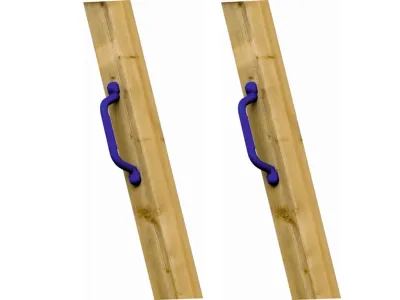 Handgriff 2er Set blau Produktbild #1