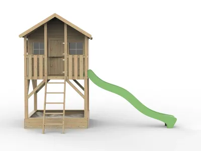 Abb. zeigt Stelzenhaus inkl. Rutsche (nicht enthalten)