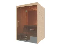 Innensauna Nova Lite Sparset inkl. 3,6 kW Bio-Ofen mit externer Steuerung Produktbild #2
