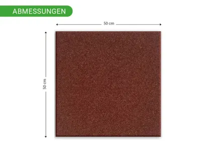 Fallschutzmatte 50x50 cm 25 mm stark Produktbild #5