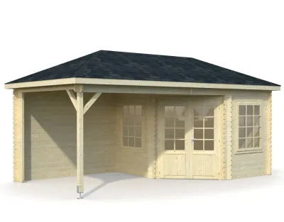 Pavillon Melanie 6,8+8,3 m² naturbelassen Produktbild #4